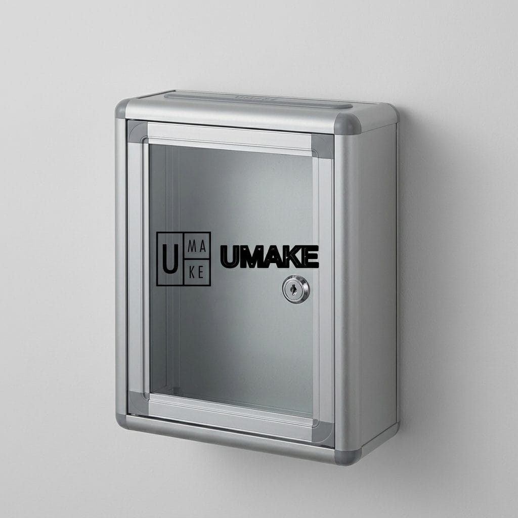 Aluminium Wall-Mounted Mailbox
