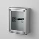 Aluminium Wall-Mounted Mailbox view 1