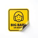 Baby On Board Magnetic Car Sticker view 1