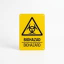 Biohazard Warning Sign (Biohazad) | Biological Hazard Signage — 1.5mm PVC HIPS view 1