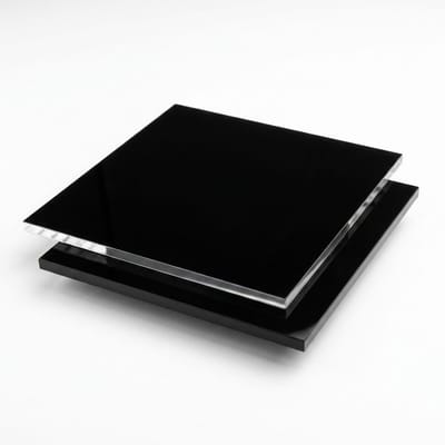 Black Acrylic Sheet (Custom Cut)