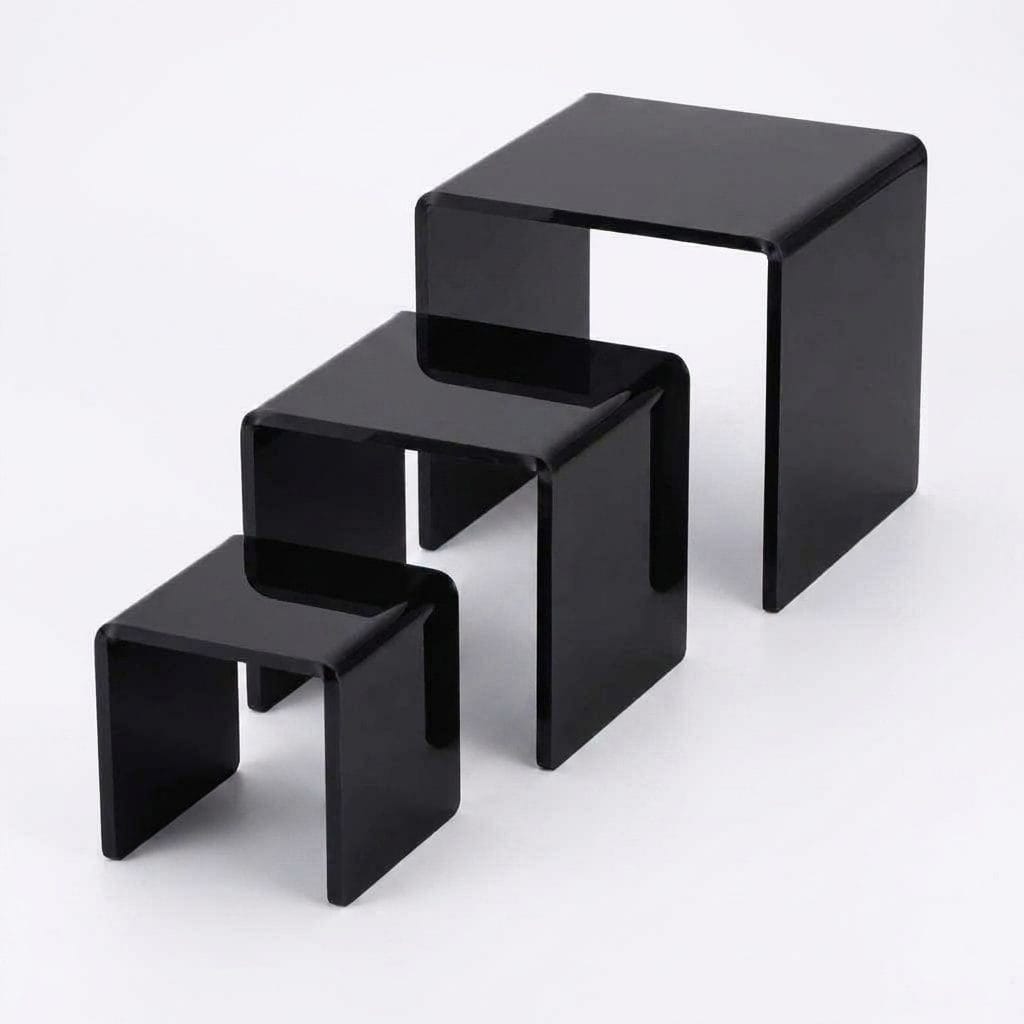 Black Acrylic U-Shape Display Stand