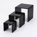 Black Acrylic U-Shape Display Stand view 1