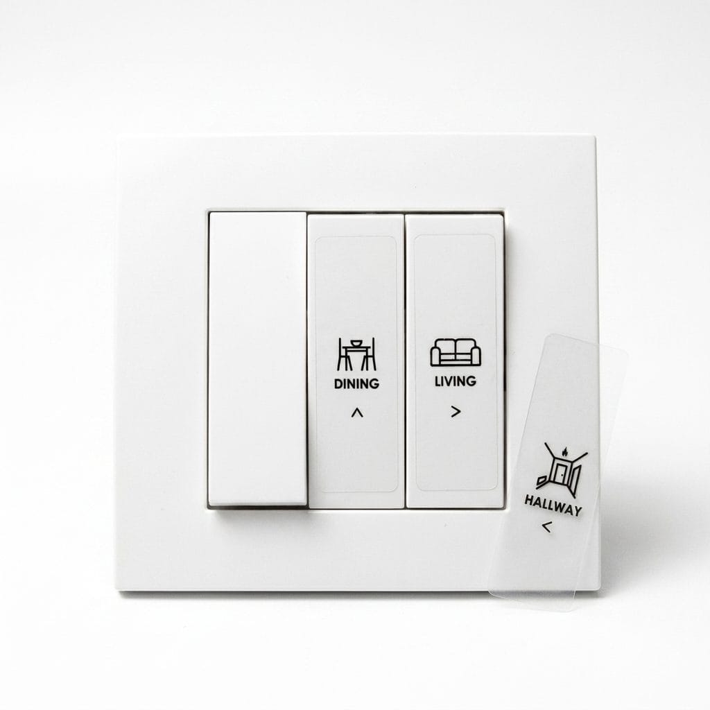 Borderless Switch Label Stickers