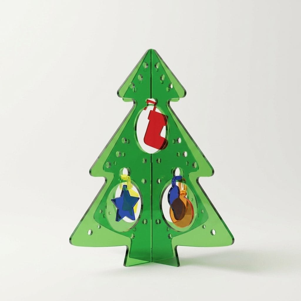 Acrylic Desktop Christmas Tree