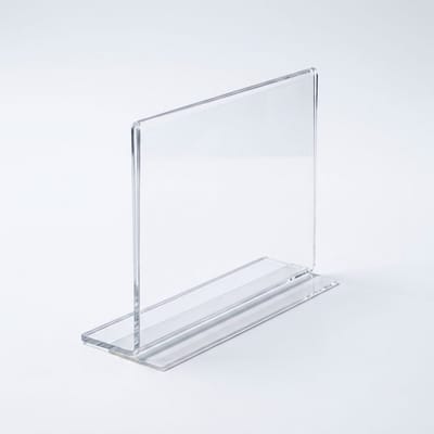 Acrylic L-Shape Shelf Divider