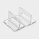 Clear Acrylic Sign Holder Stand Base | 5mm Slot Display for KT Board, Menus & Laminated Paper view 1