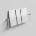 Clear Acrylic Wall Shelf | Wall-Mounted Floating Magazine Rack & Bookshelf Display Organizer view 1