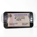 Compact Road Tax Holder (Kids-Safe, No Sharp Edges) view 1