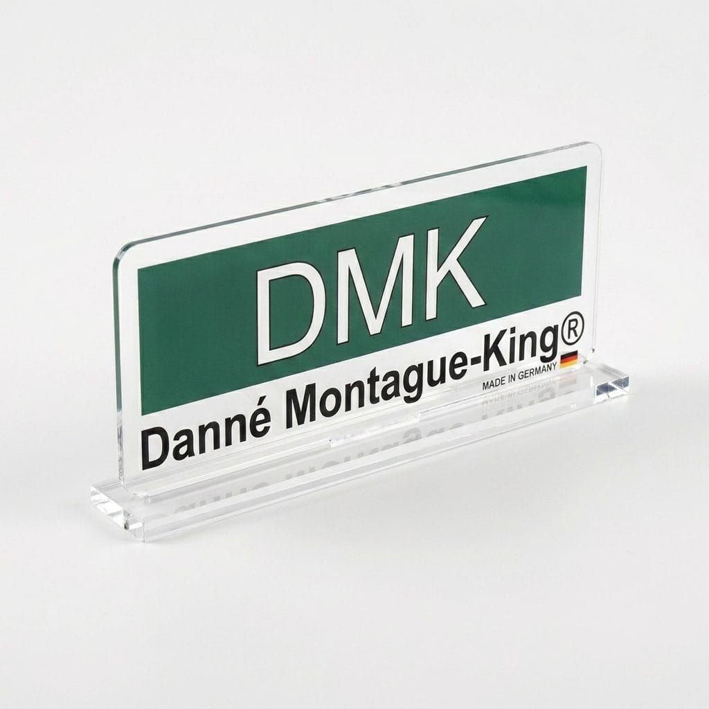 Custom Acrylic Logo Table Sign