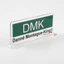 Custom Acrylic Logo Table Sign view 1