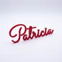 Acrylic Cut-Out Name Tag (Wedding / Party) view 1