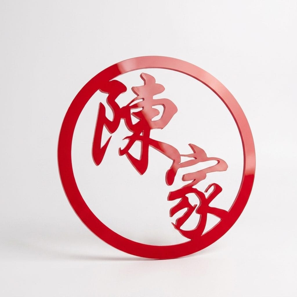 Chinese Surname Home Decor (Customizable)
