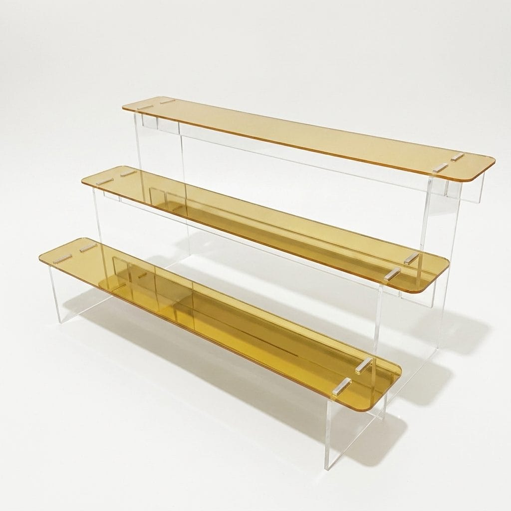Acrylic Tiered Display Riser (Metallic)