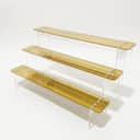 Acrylic Tiered Display Riser (Metallic) view 1