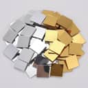 Mini Square Acrylic Mirror Tiles (10pcs) view 1