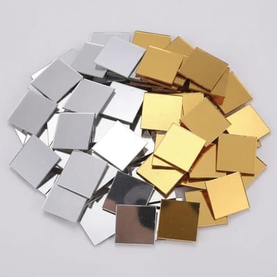 Mini Square Acrylic Mirror Tiles (10pcs)