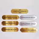 Acrylic Door Sign (Custom Text, 4 Shapes) view 1