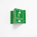 Drinking Water Station Projecting Sign | L-Shape / V-Shape Acrylic Safe Condition Signage view 1