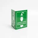 Emergency Shower Projecting Sign | L-Shape / V-Shape Acrylic Safe Condition Signage view 1