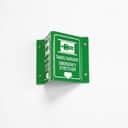 Emergency Stretcher (Tandu Darurat) Projecting Sign | L-Shape / V-Shape Acrylic Safe Condition Signage view 1