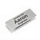 Engraved Stainless Steel Nametag view 1