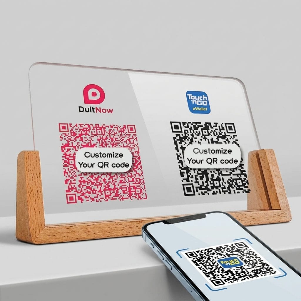 E-Wallet QR Code Payment Stand