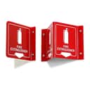 Fire Safety Projecting Sign (L-Shape / V-Shape) view 1
