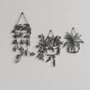 Metal Wall Art — Flower in Pot view 1