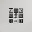 Zikir Minimalist Acrylic Wall Panel view 1