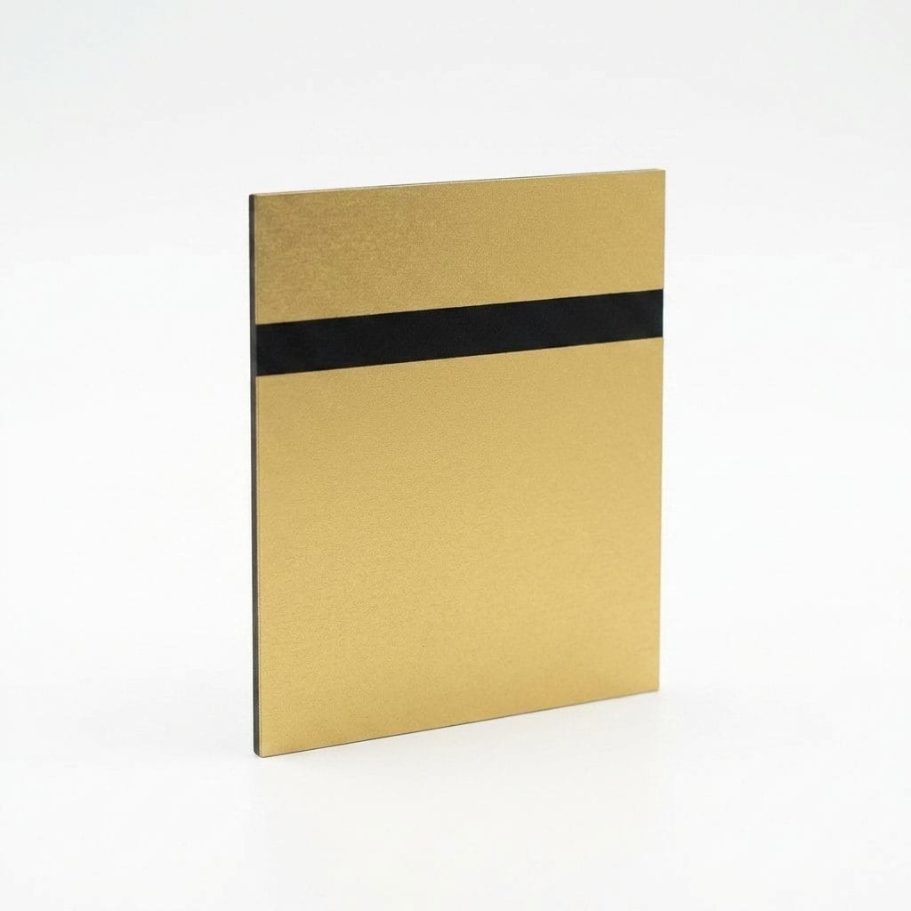 Gold / Black Double Colour Board 1.5mm (Laser Engraving)