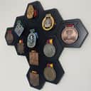 Hexagon Medal Display Holder view 1