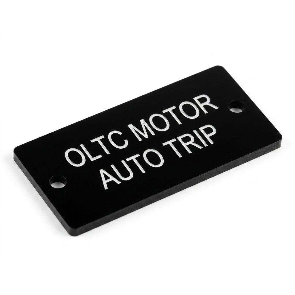 Industrial Acrylic Label Tag