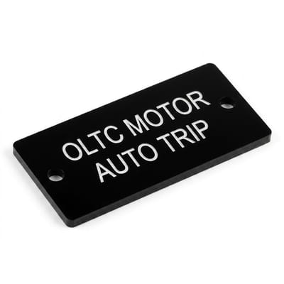 Industrial Acrylic Label Tag