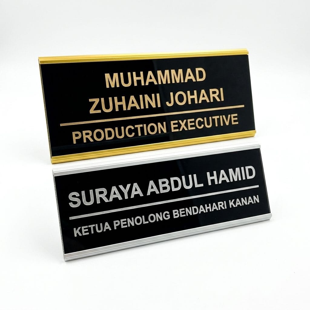 Custom Office Name Plate