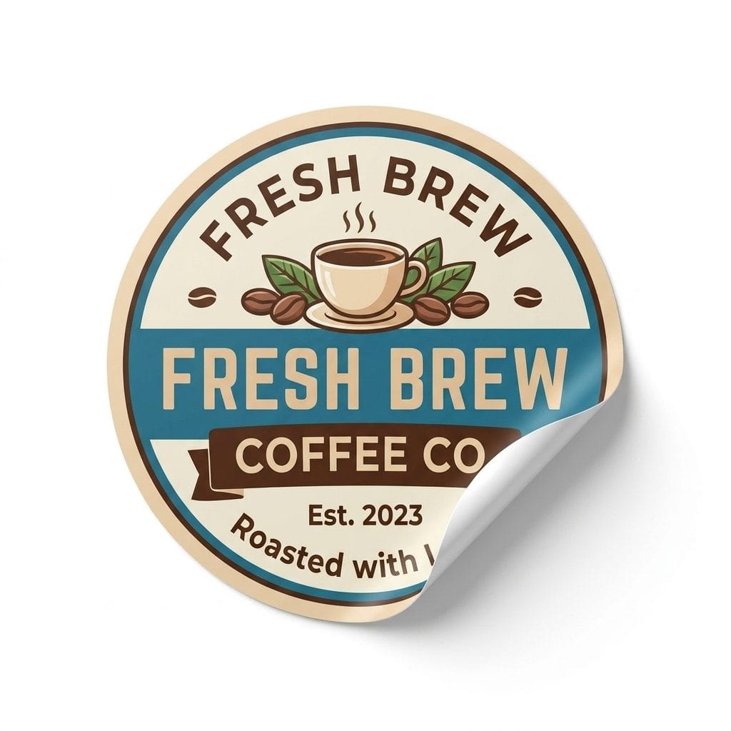 Label Sticker Matte Lam 100micron