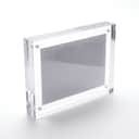 Magnetic Acrylic Photo Frame Desk & Wall Display - Custom Size view 1