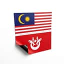 Magnetic Car Flag (Malaysia / State) view 1