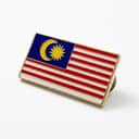 Metal Malaysia Flag Badge (KPM 2025 Spec) view 1
