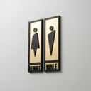 Premium Acrylic Toilet Sign view 1