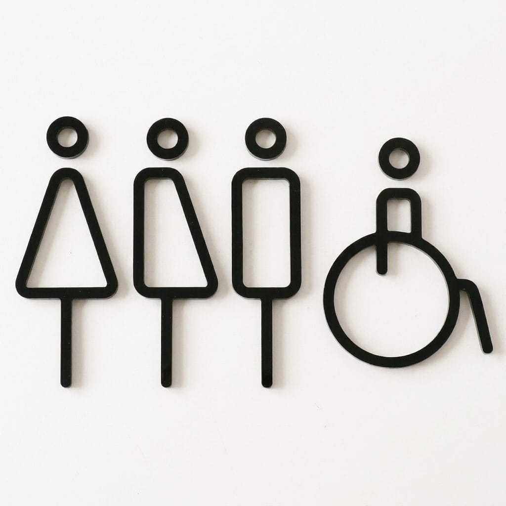 Modern Acrylic Door Sign