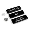 Acrylic Engraved Name Tag (School / Government) view 1