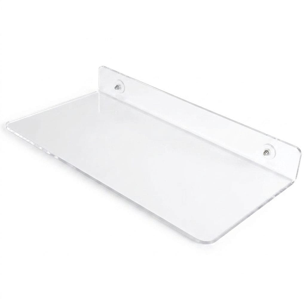 Acrylic Wall Shelf No-Drill (Clear)