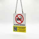 No Smoking Sign for Grab / E-Hailing Cars (KKM) view 1