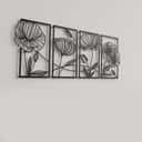 Nordic Matte Black Metal Wall Art view 1