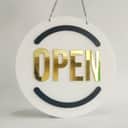 Premium Open/Close Hanging Sign view 1