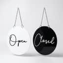 Acrylic Open/Closed Double-Sided Sign view 1