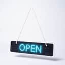 Printed Open/Close Sign (Neon Effect) view 1