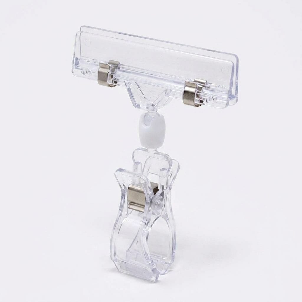 Rotatable Pop Clip Price Tag Holder