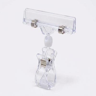 Rotatable Pop Clip Price Tag Holder